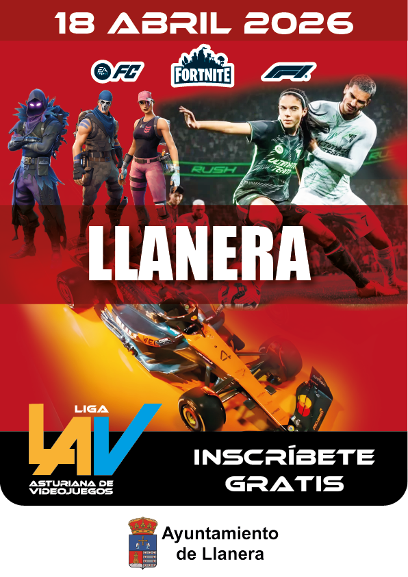 Llanera Liga Asturiana de Videojuegos 2026